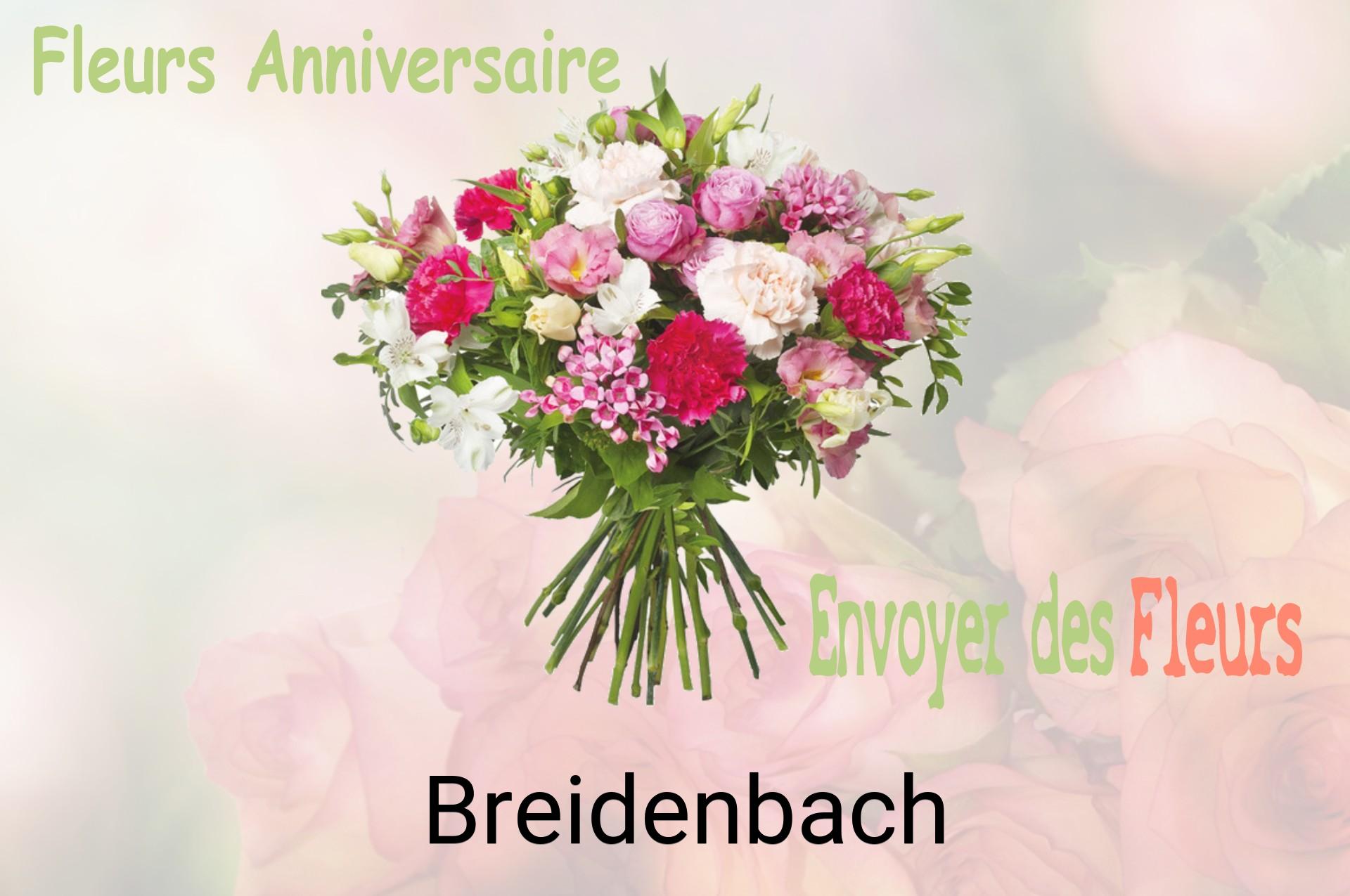 Bouquet de fleurs d’anniversaire livré à Breidenbach